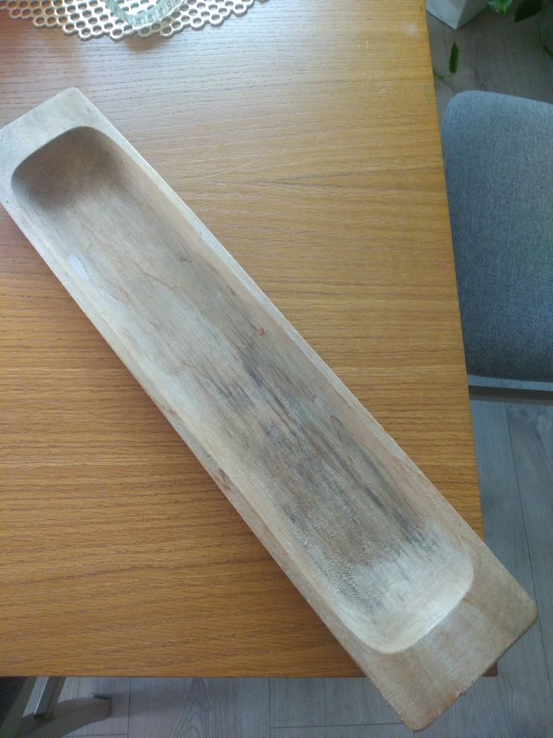 Niecka drewniana,wiejski stół -propozycja
