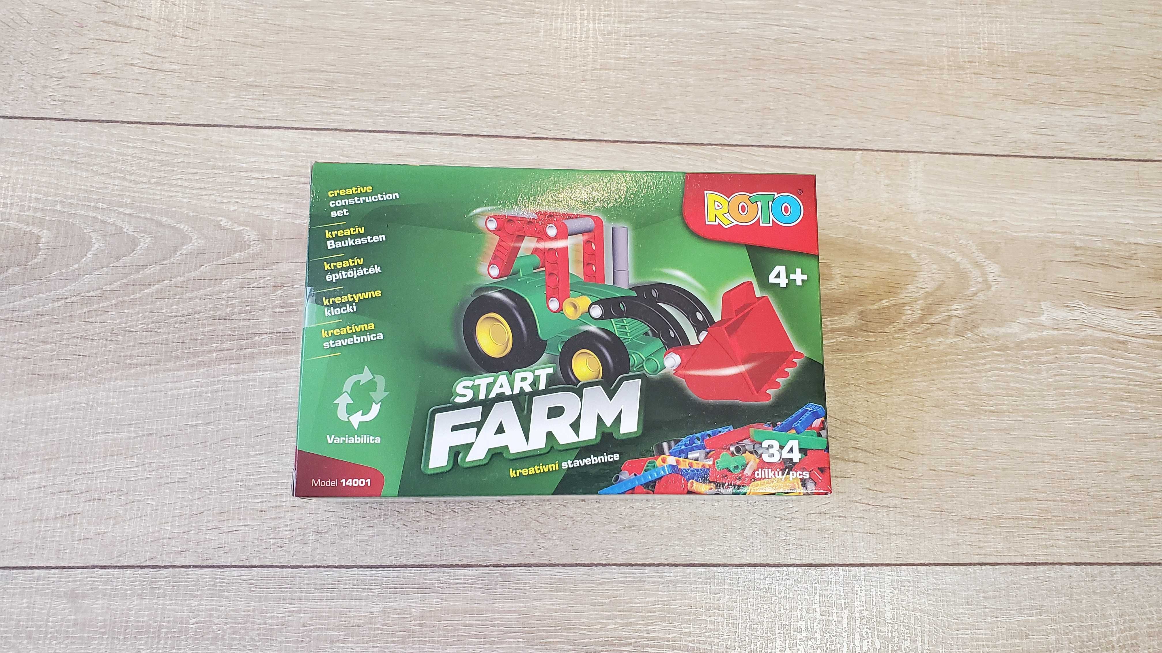 Пластиковий конструктор Roto Toys Start Farm Tractor