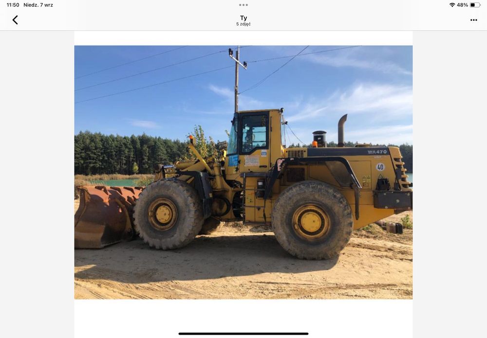 Komatsu  WA 470-3 ładowarka kołowa
