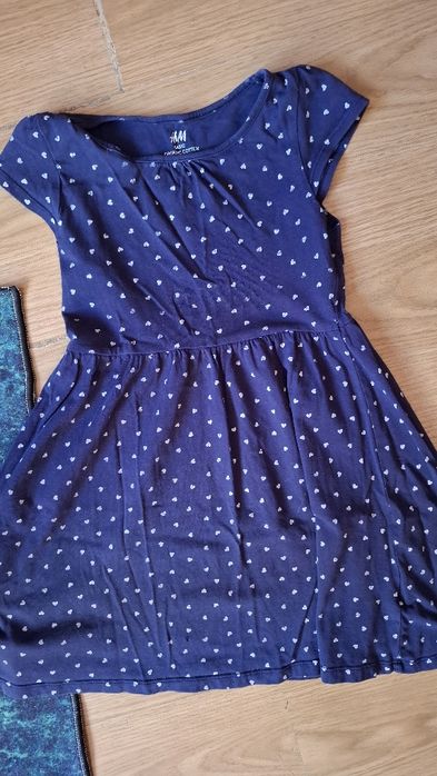 hm sukienka w grochy 104