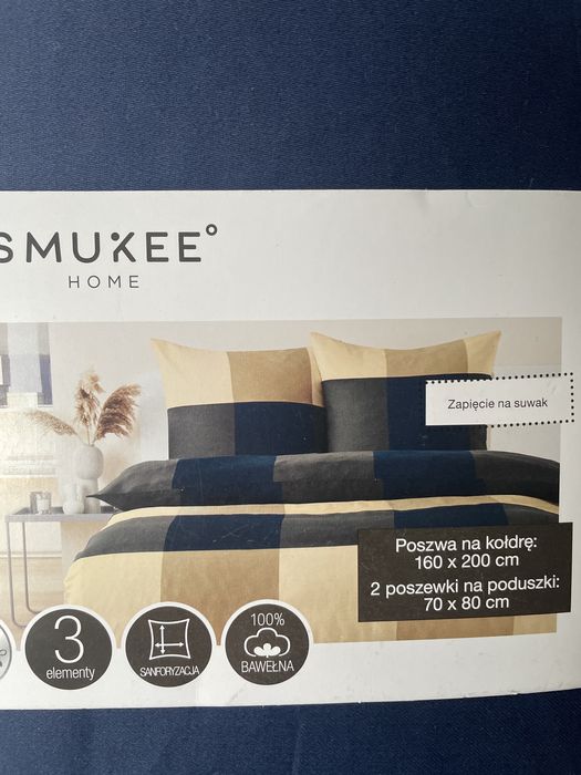 Pościel z satyny bawełnianej 160 X 200 cm