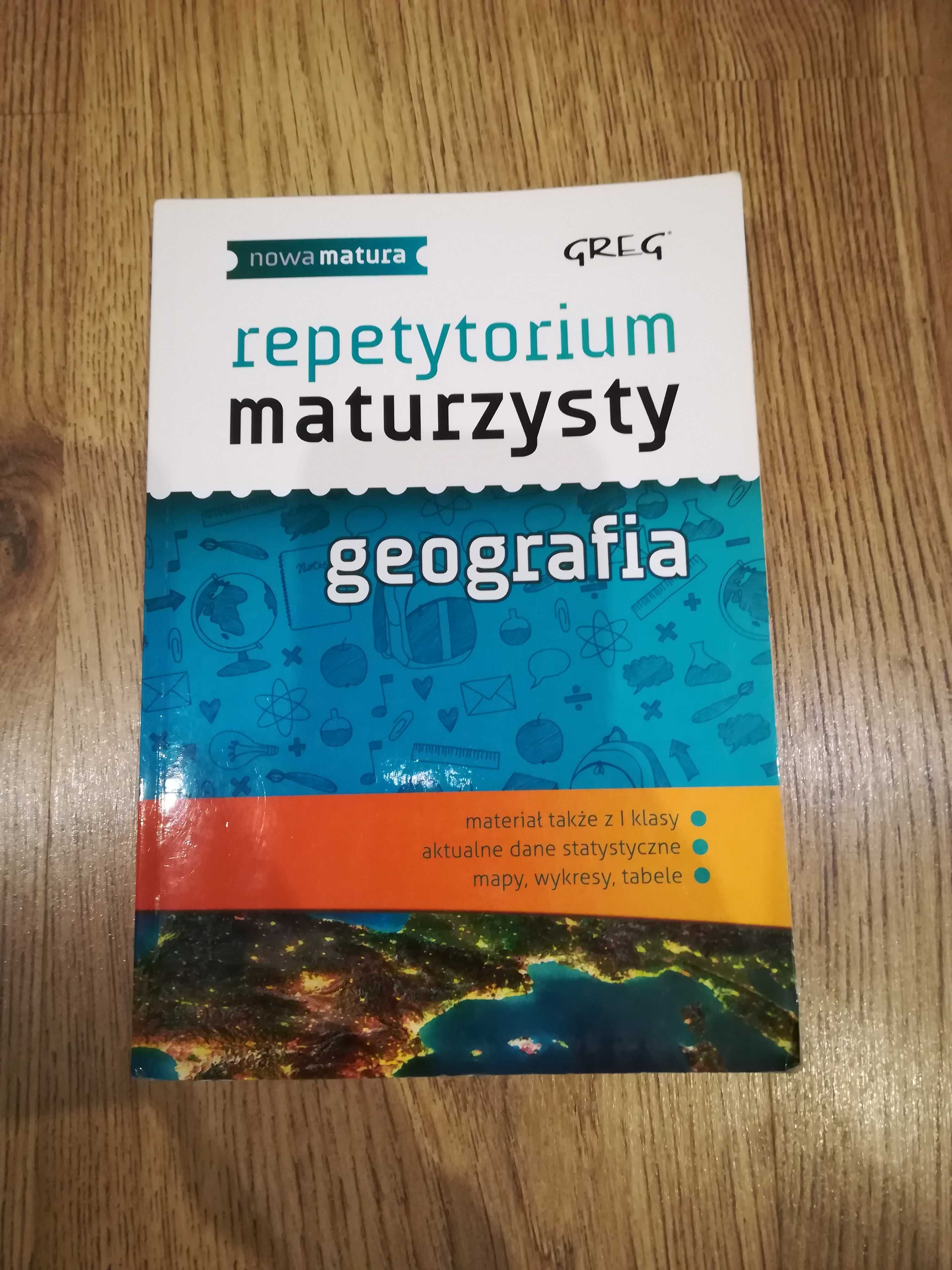 GEOGRAFIA do matury - repetytoria, karty ćwiczeń, podręcznik