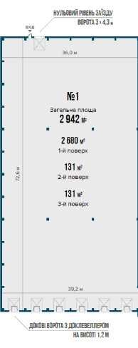 Приміщення під склад в PORT Львів 2 942 м²