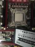 КОМПЛЕКТ X79 2011 2 видеокарты + 32 ГИГАБАЙТА ОЗУ + проц 2640 12 ПОТОК