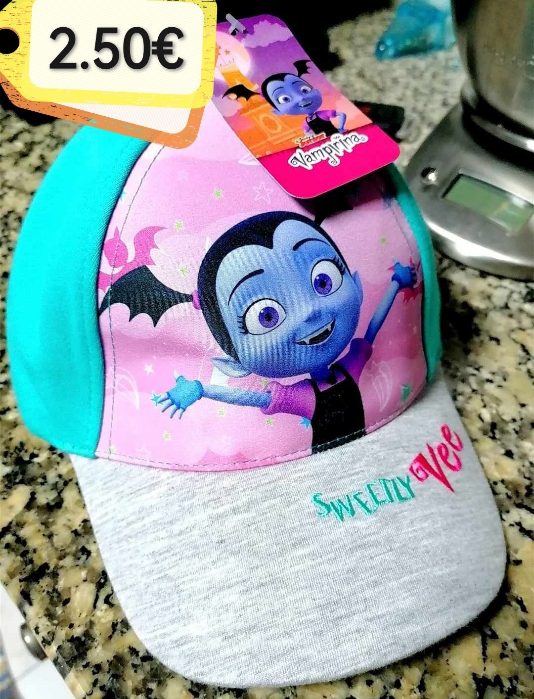 Chapéu de Criança "VAMPIRINA Disney" (Novo com etiqueta)