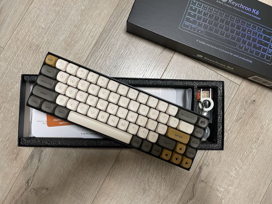 Клавіатура Keychron k6 (моддинг)
