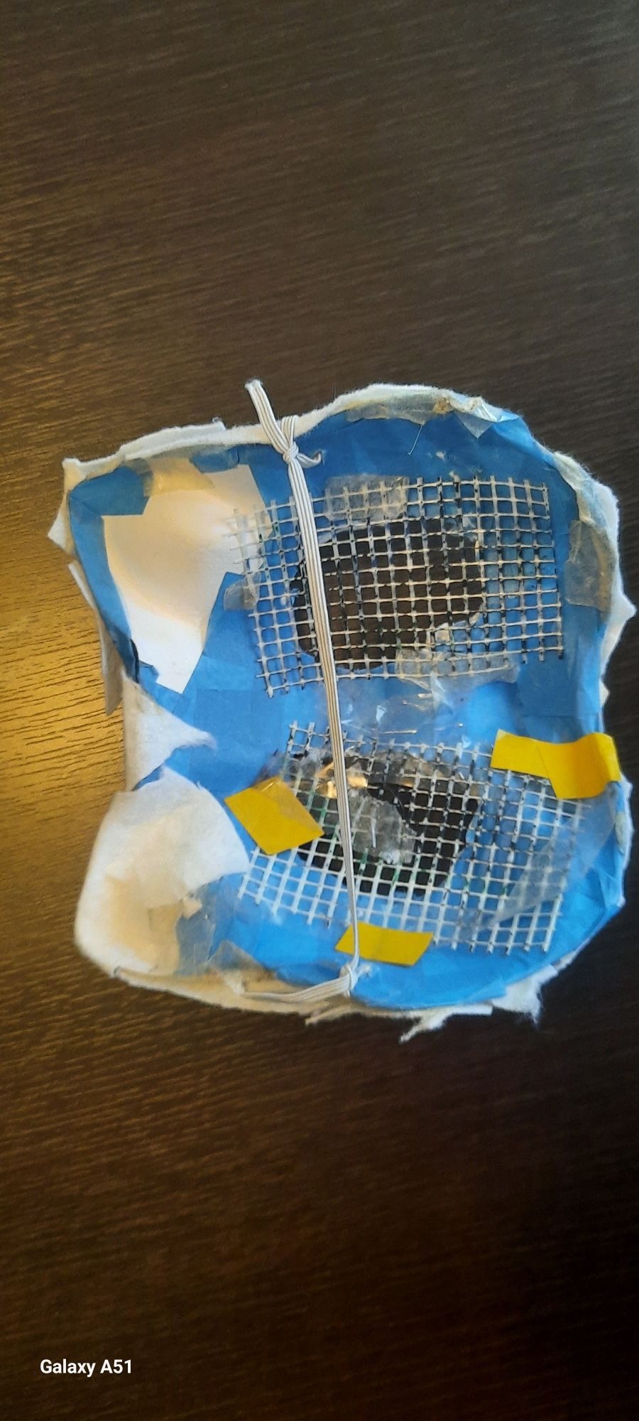Maska kota z filcem i siateczka