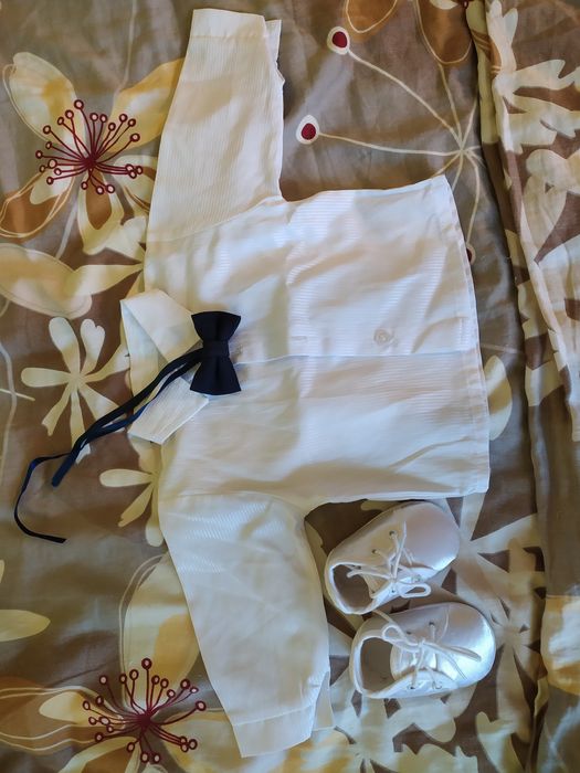 Komplet do chrztu chlopiec 62-68