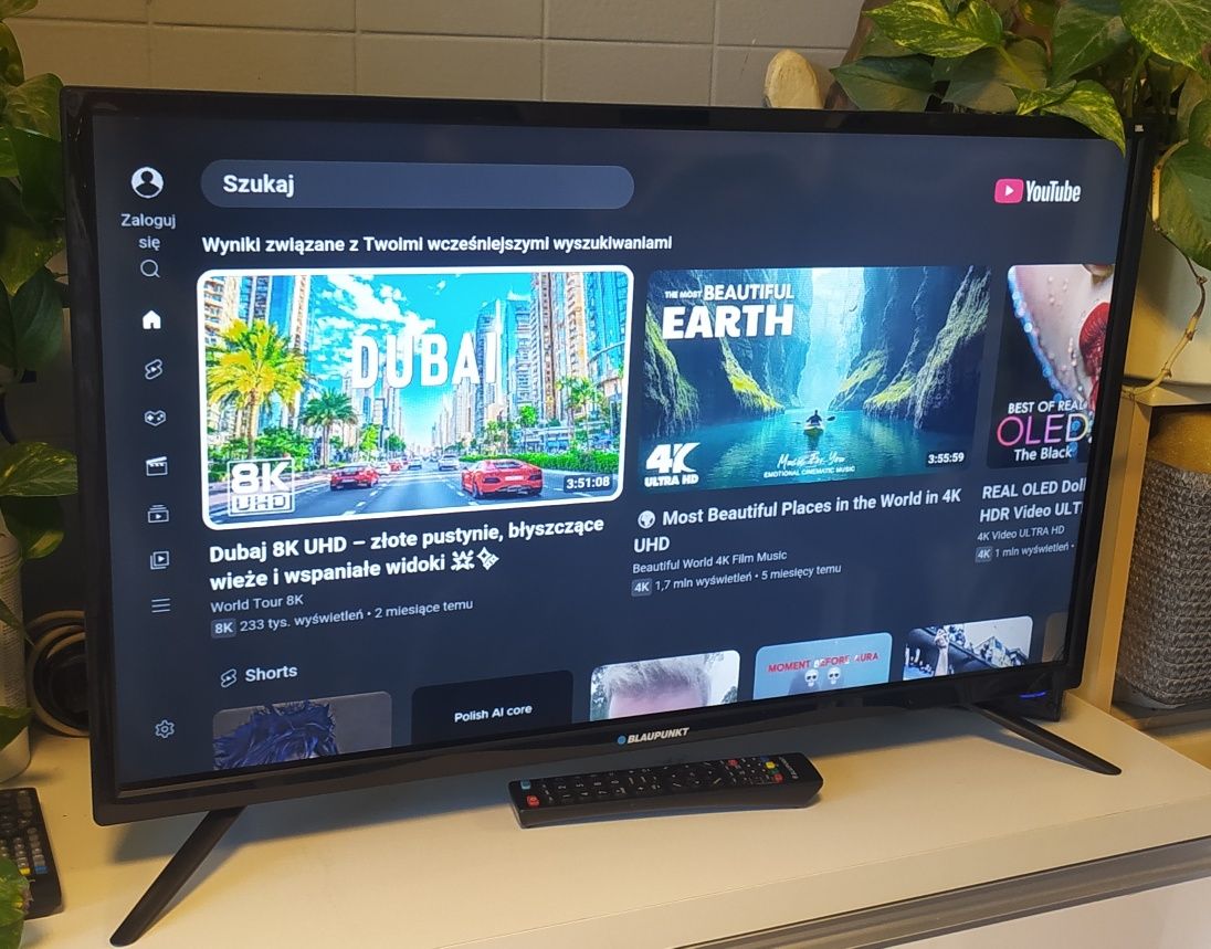 Telewizor 32" LED Smart Blaupunkt DVB-T 2 HEVC Wi-Fi.