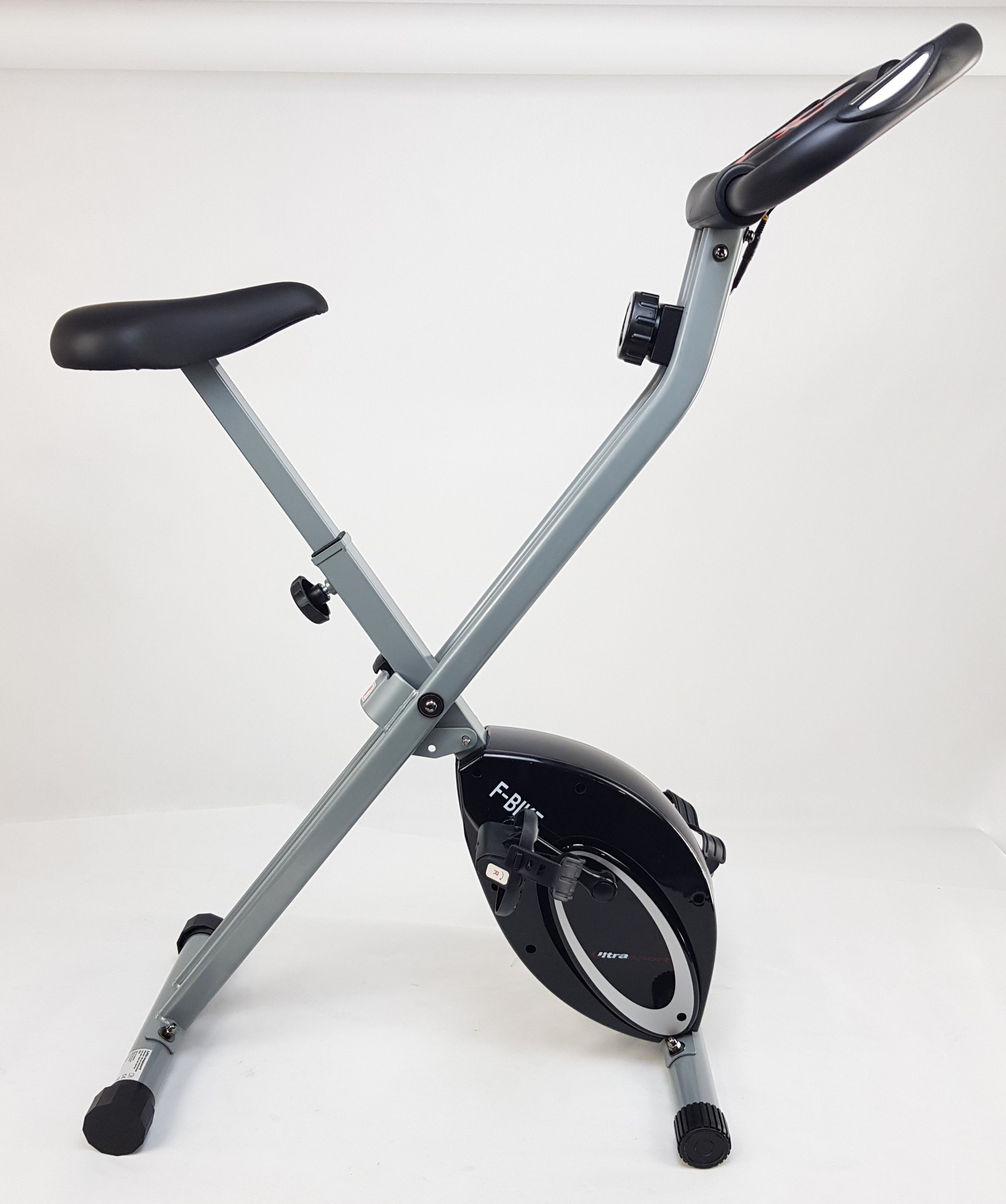 Rower Treningowy Składany Ultrasport F-Bike Wyświetlacz LCD Pomiar