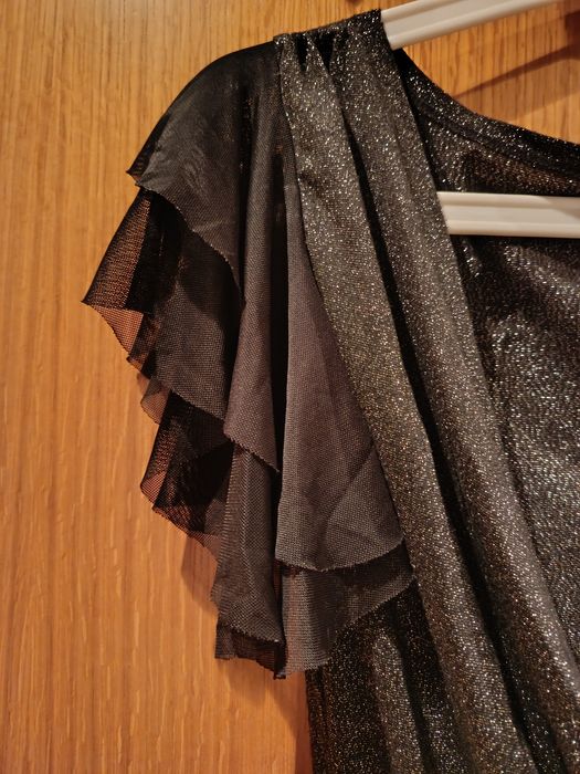 Body de festa brilhante