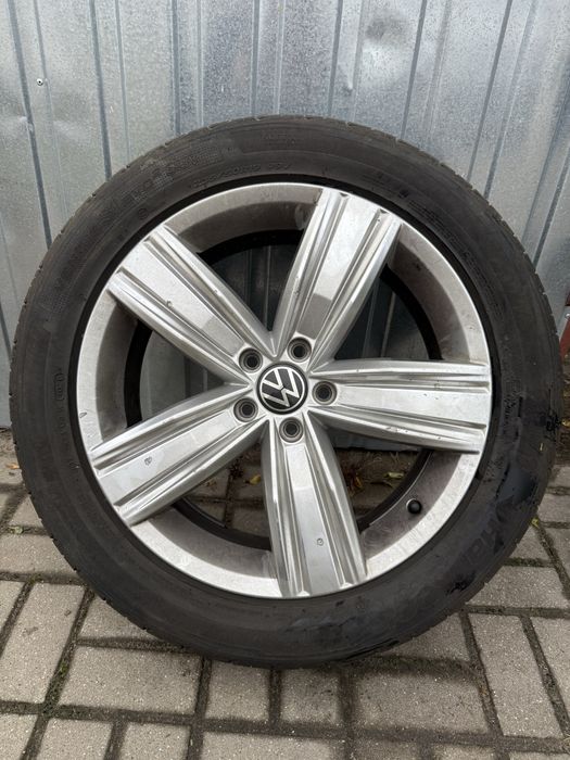 Kola alufelgi z oponami 5x112 r 19 tiguan r-line allspace