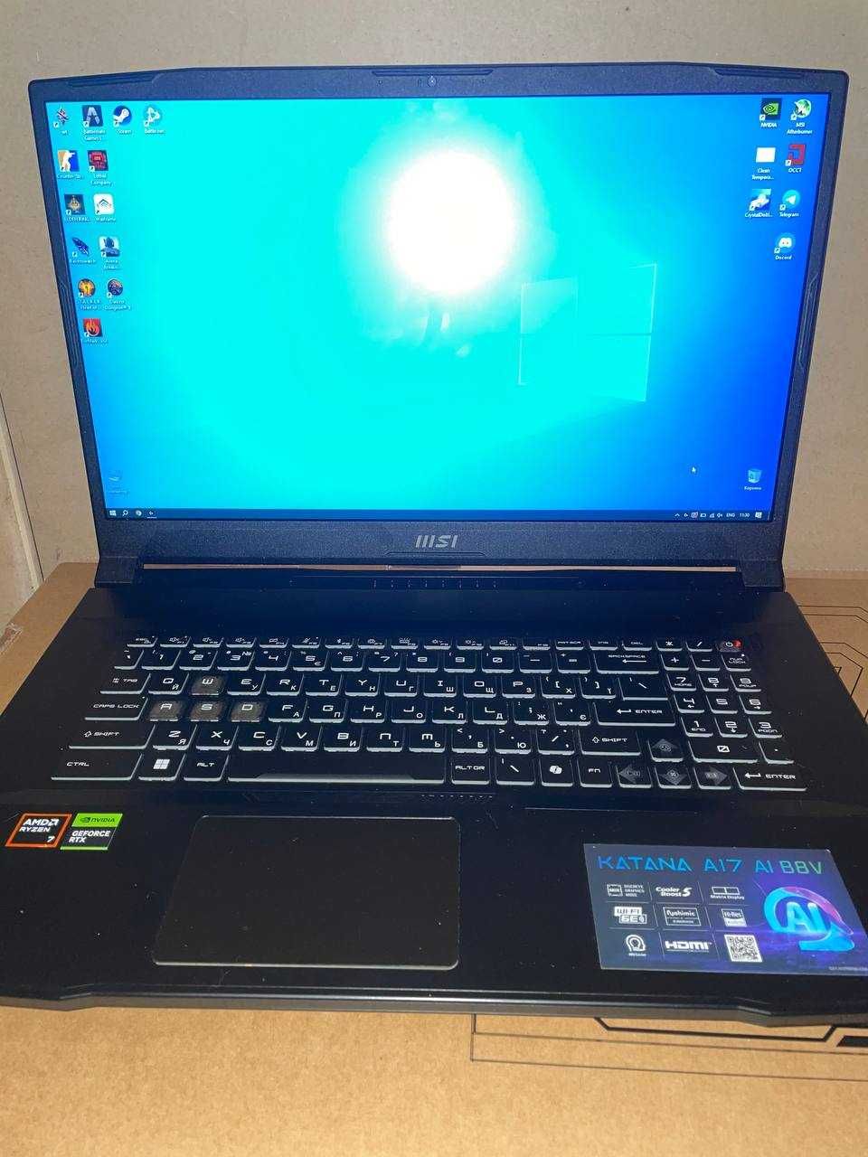 ігровий Ноутбук MSI Katana A17 AI B8VF | Ryzen 7 8845HS