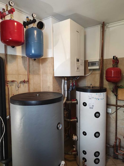Pompa Ciepła Panasonic 16kW Split + zasobnik 300l + bufor + montaż