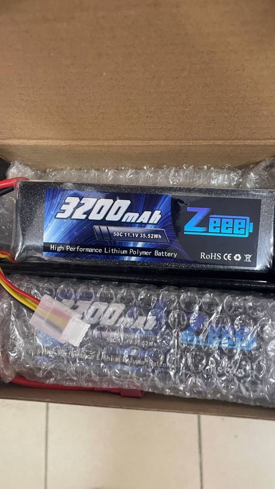Комплект з 2 шт Акумулятори Zeee 3S 11.1V 3200mAh LiPo