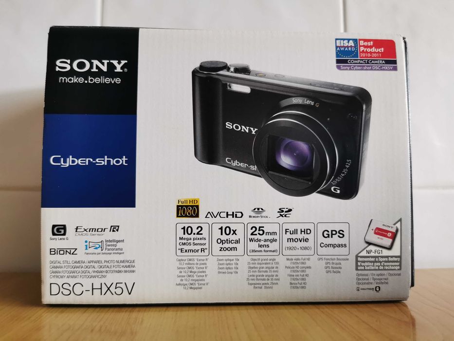 Máquina Fotográfica Sony Cyber-shot DSC-HX5V - USADA, COMO NOVA