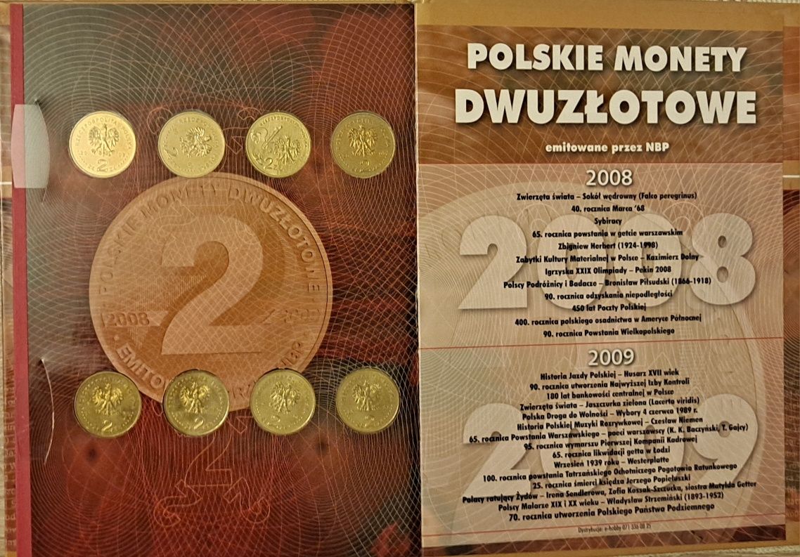 Polskie Monety Dwuzłotowe 2008 - 2009 - album