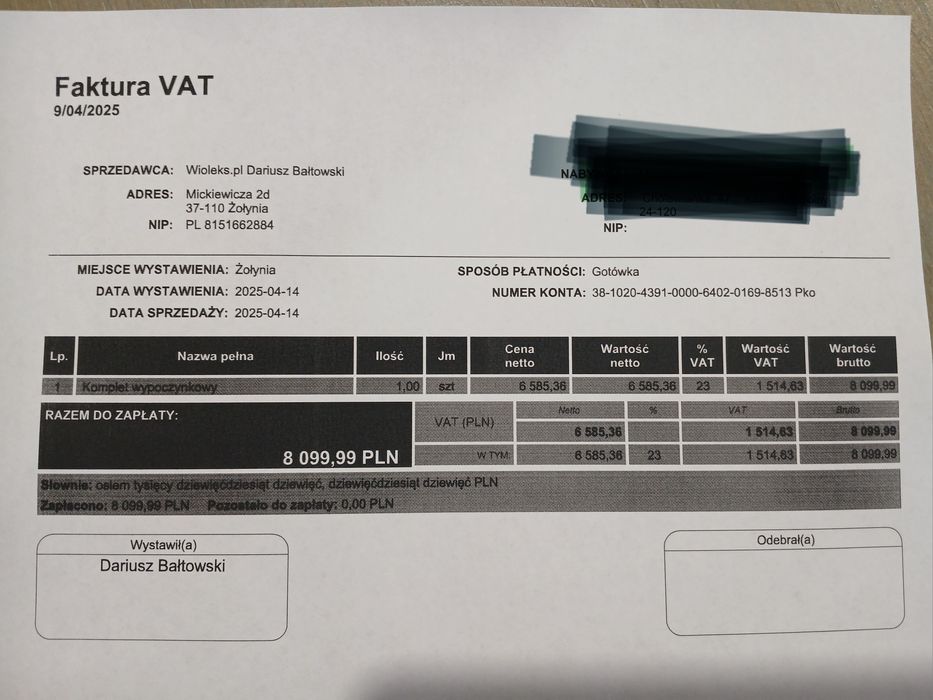 Kanapa narożna z fotelem