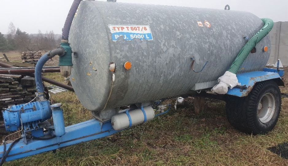 beczkowóz pomot chojna 5000l meprozet rozsiewacz zgrabiarka stoll