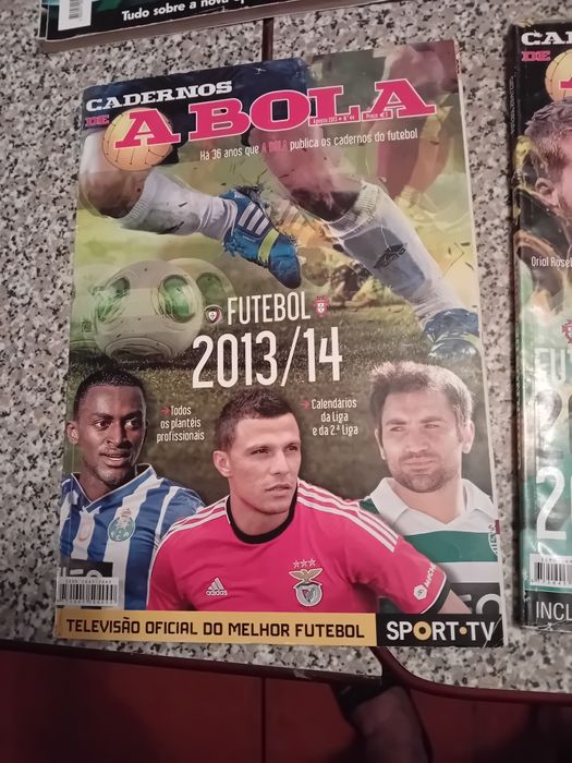 Conjunto de 7 Revistas de Futebol