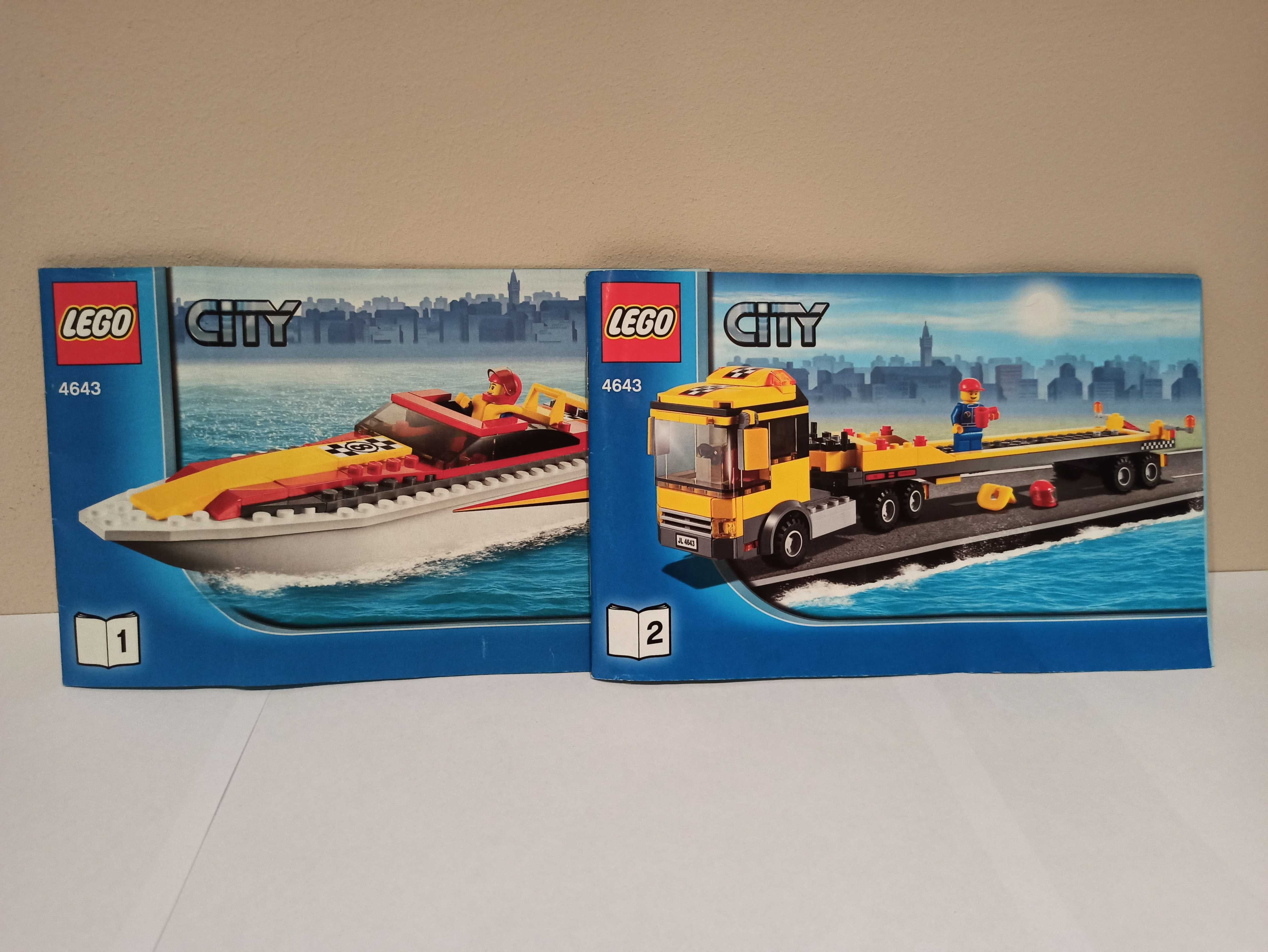 LEGO City 4643 Transporter Motorówek