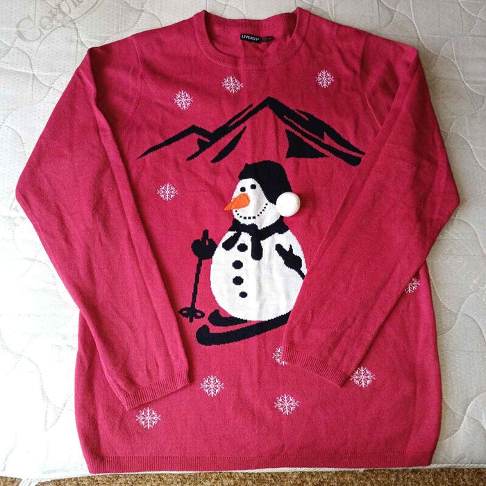 Новорічні кофти великого розміру.