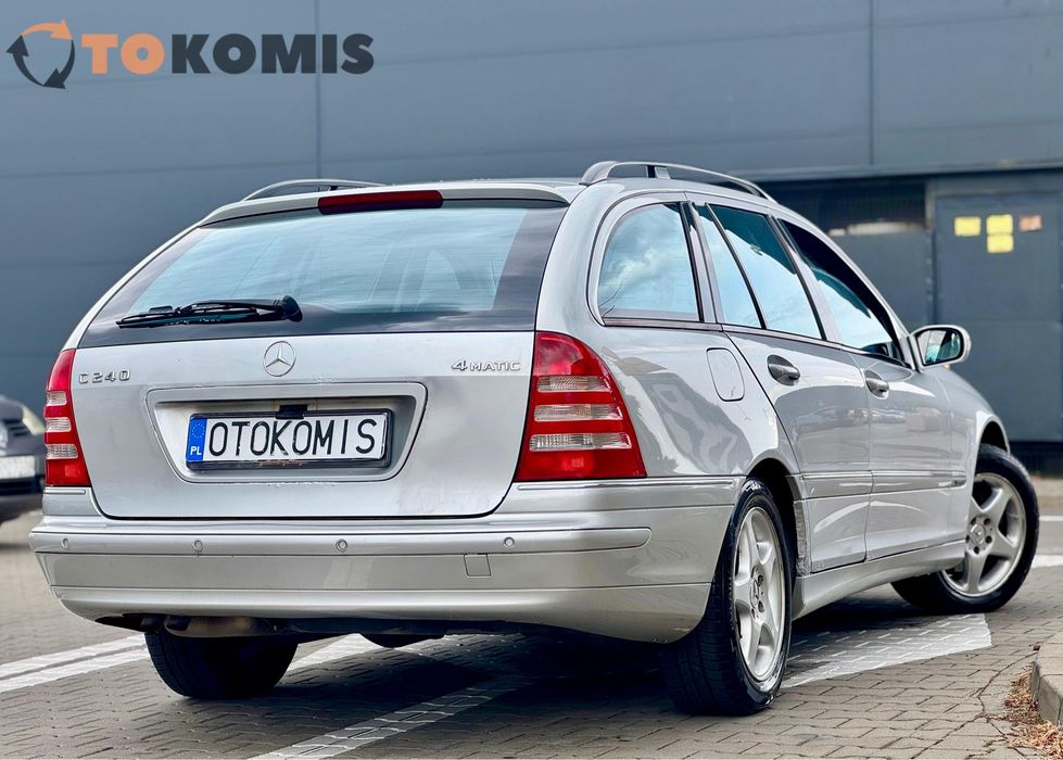 Mercedes C240 4Matic, 2004 rok automat 2.6 V6 – Otokomis! Gwarancji!