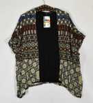 DESIGUAL sweter narzutka bluzka dwie warstwy   S