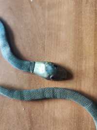 Damski pasek pleciony Wąż Żmija długość 100 cm