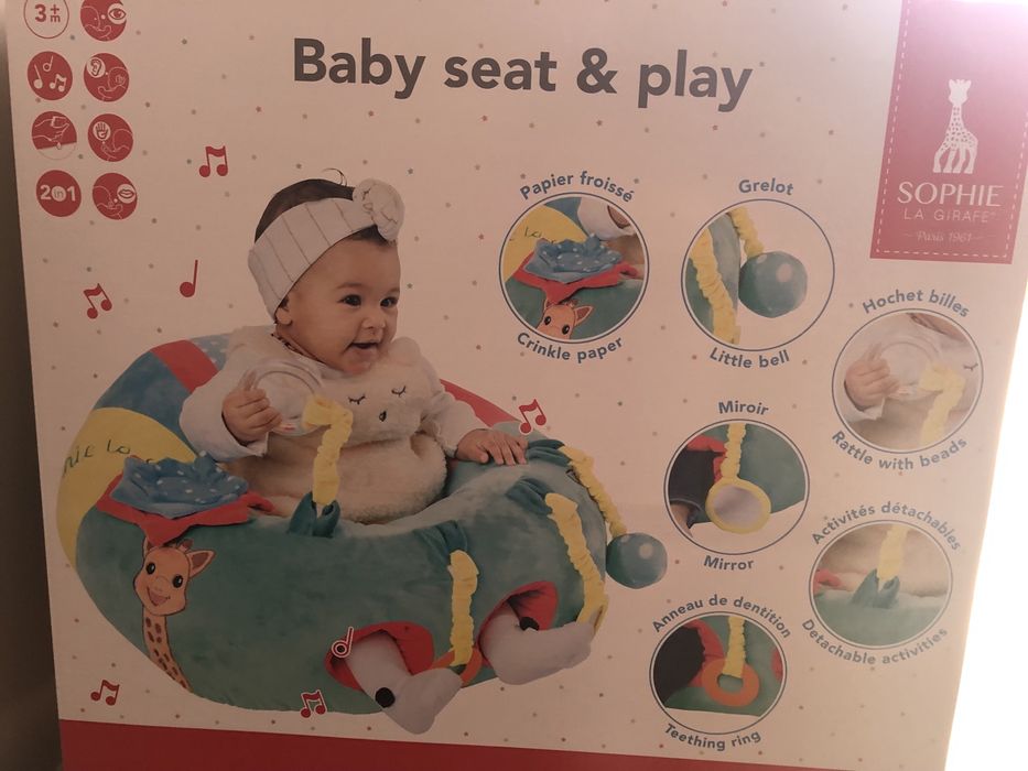 Assento de Atividades - Sophie la Girafe - Como Novo!
