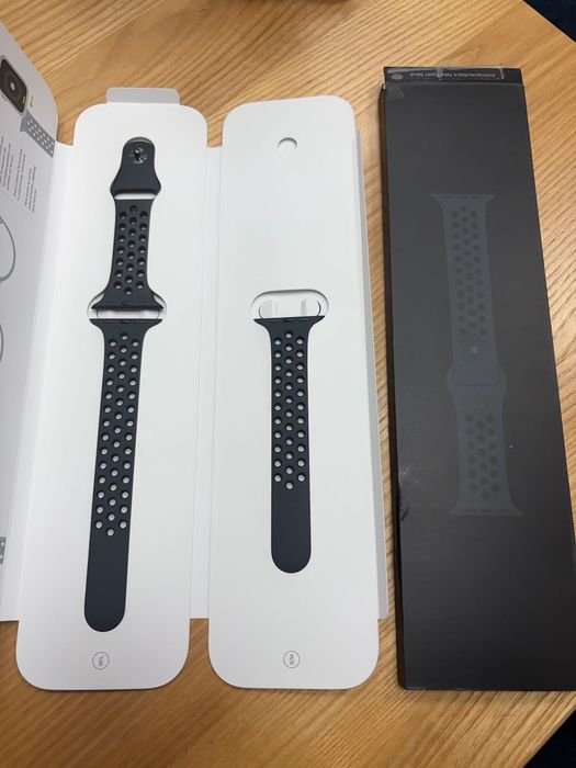 Ремінець Apple Watch Nike Sport Band 46-42mm Anthracite/Black MTMX2