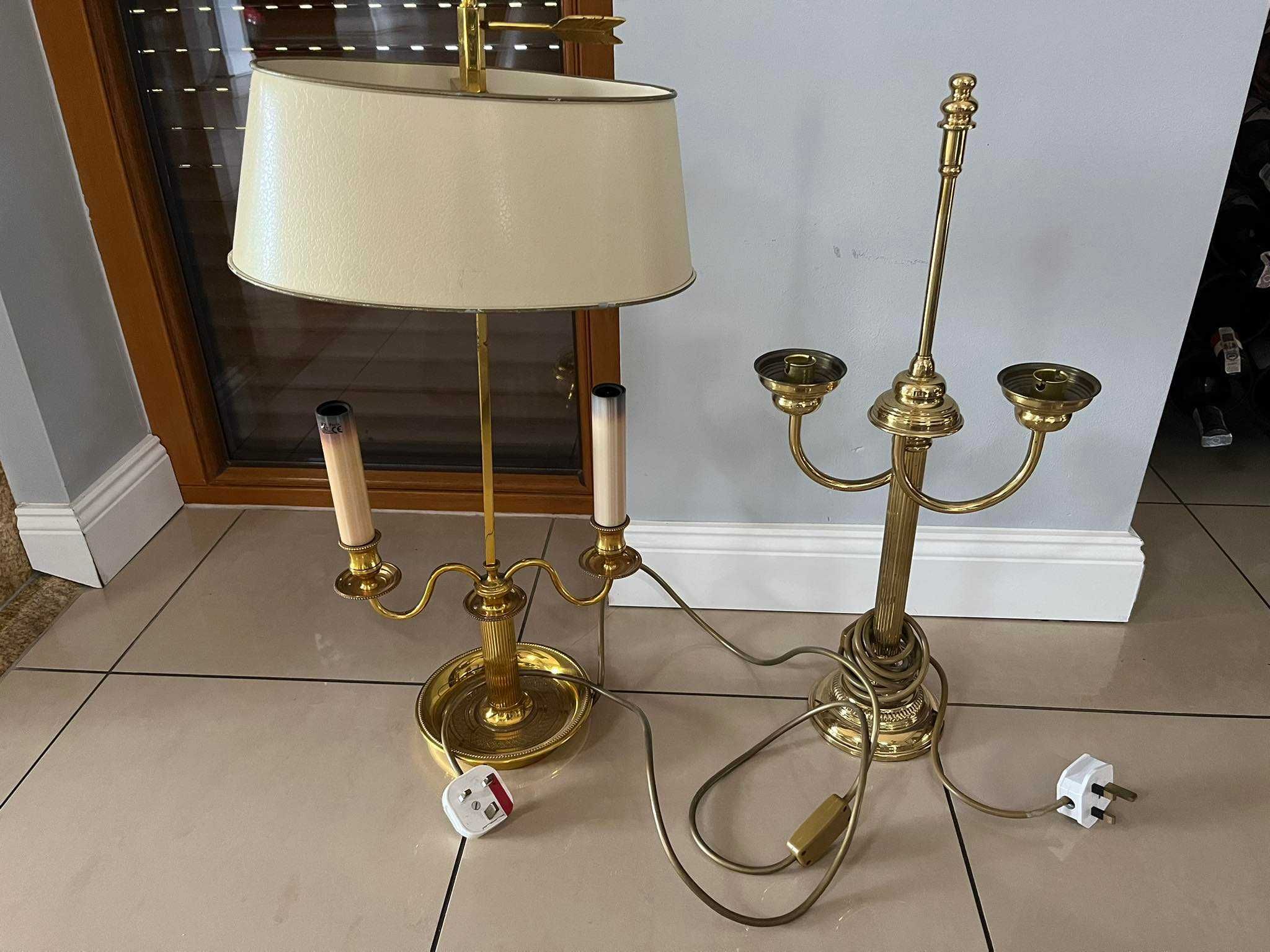 Lampa Vintage mosiężna