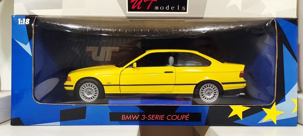 1/18 Bmw serie 3 coupé ut models carro coleção miniatura