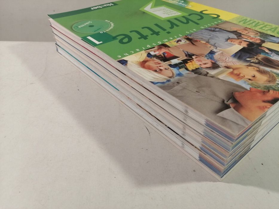6x Deutsch als Fremdsprache Niveau kurs 1-5 Schrit