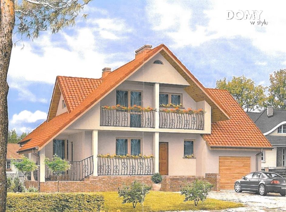 Dom 165m2 + 32m2 garaż, gaz ziemny, do wykończenia. ul.Chrobrego
