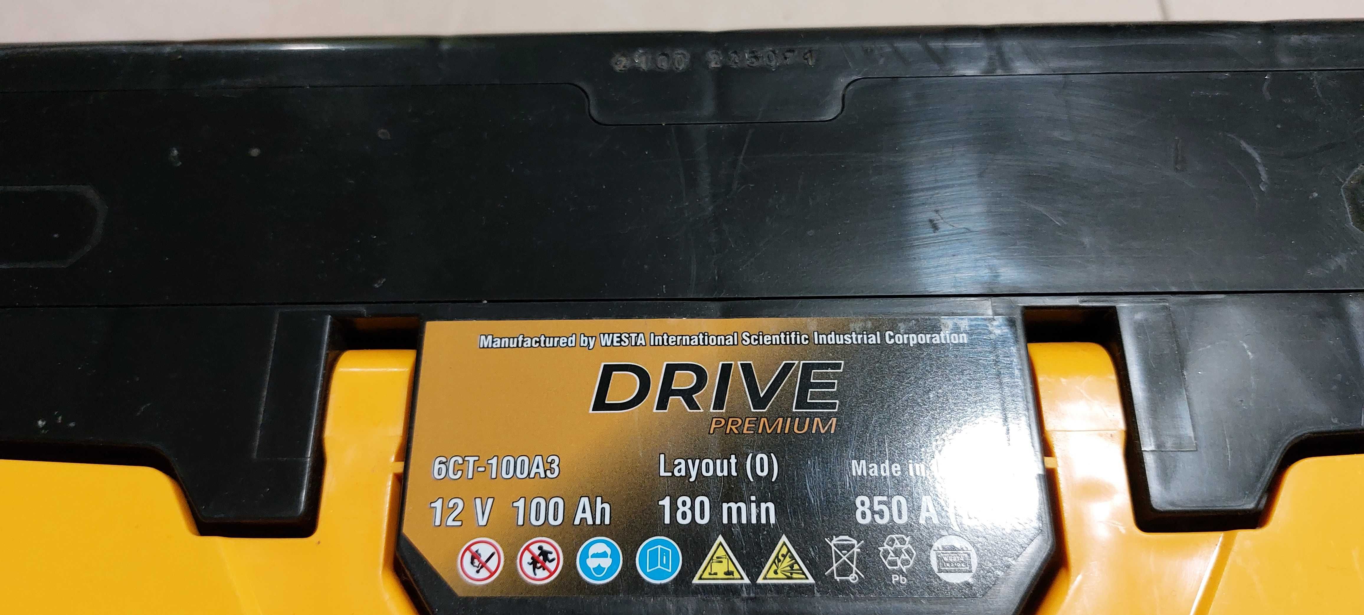 продам акумулятори 100Ah-12v DRIVE PREMIUM(340х175х190) 850A(En)