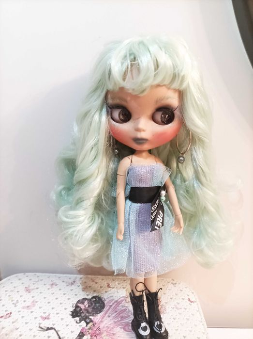 zrób sobie prezent na święta Blyth doll custom lalka Mała Syrenka