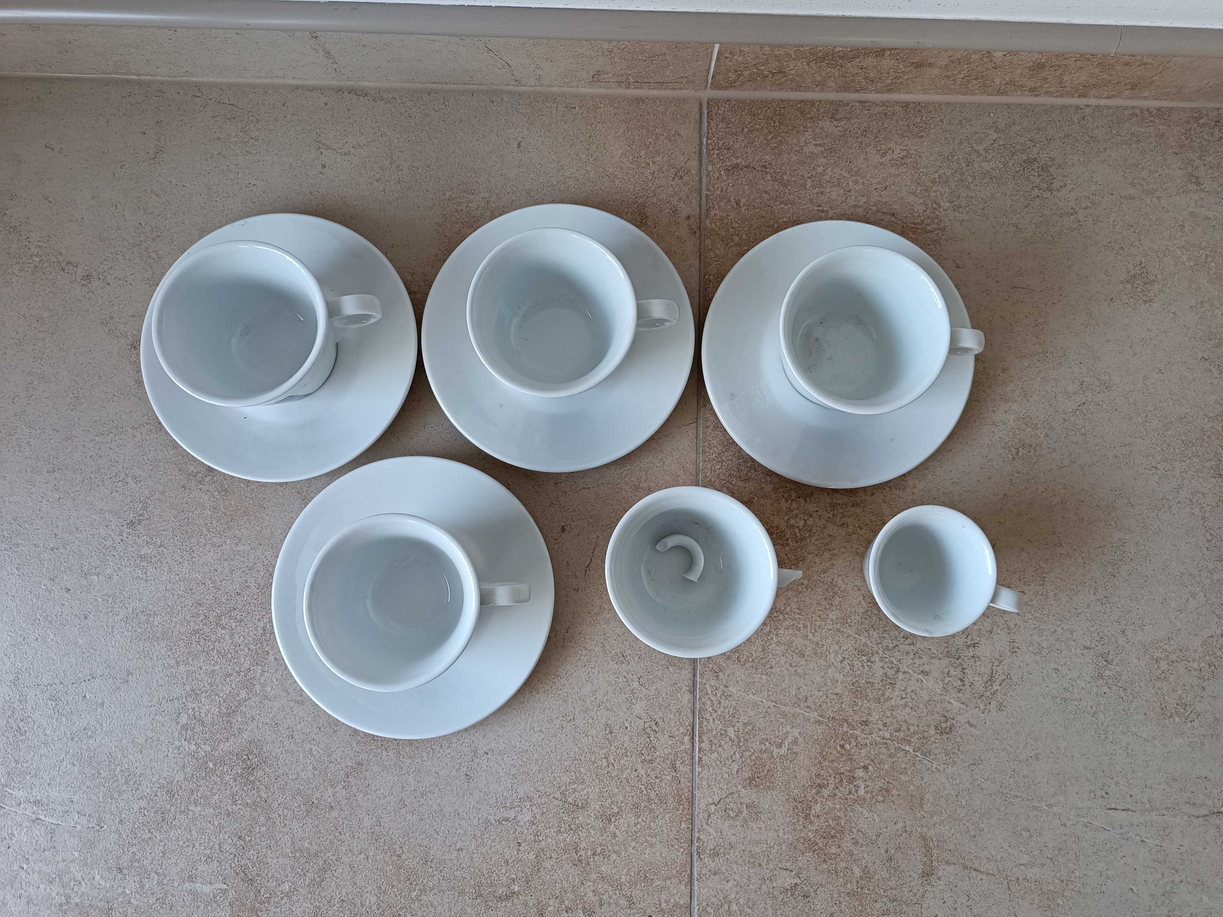 Zestaw 6 filiżanek i 4 podstawek Lavazza NOWE