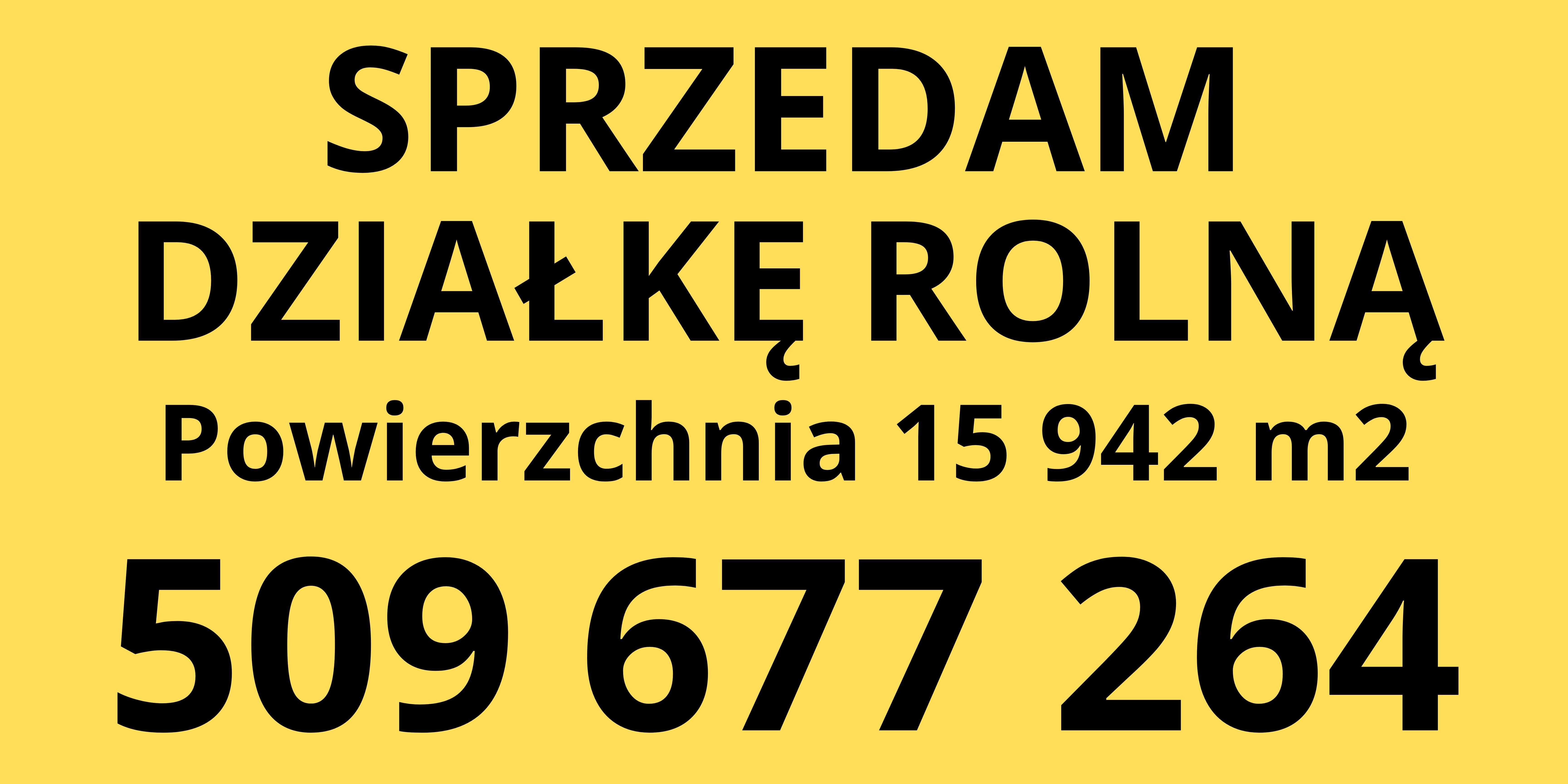 Działka rolna Szynkielew Pabianice woj.łódzkie