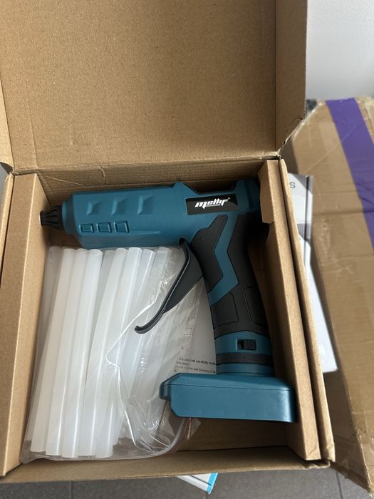 WORKPRO Bezprzewodowy pistolet do klejenia na gorąco, 12 V