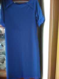 Сукні  Плаття з лляним мереживом нові,  2шт (синє та бежеве)
