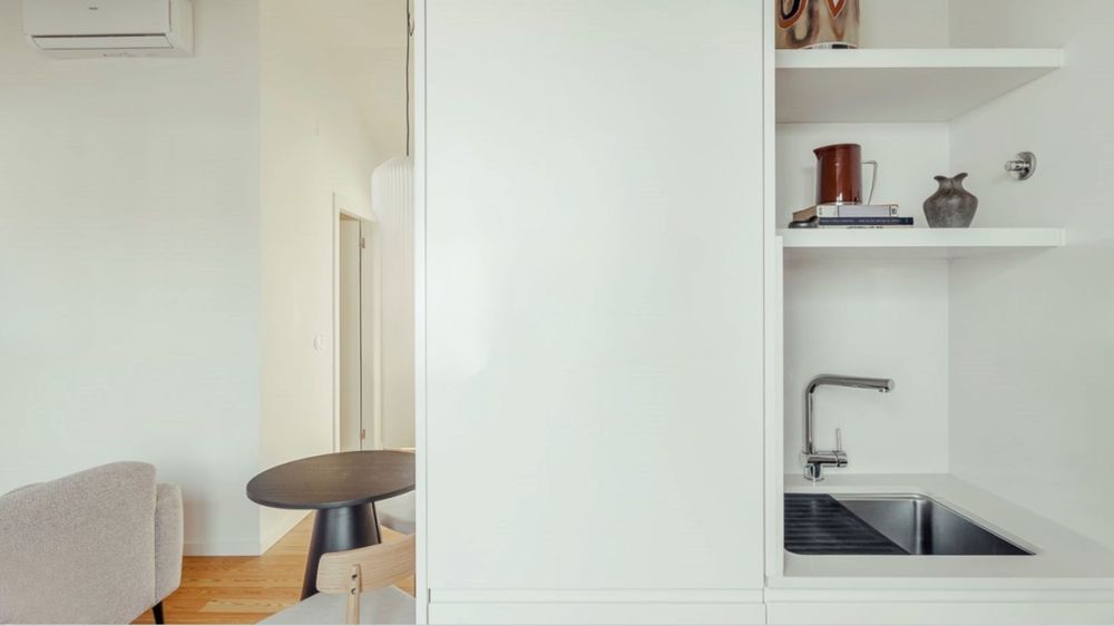 Apartamento NOVO T1 Campo Ourique - último andar 5 terraços