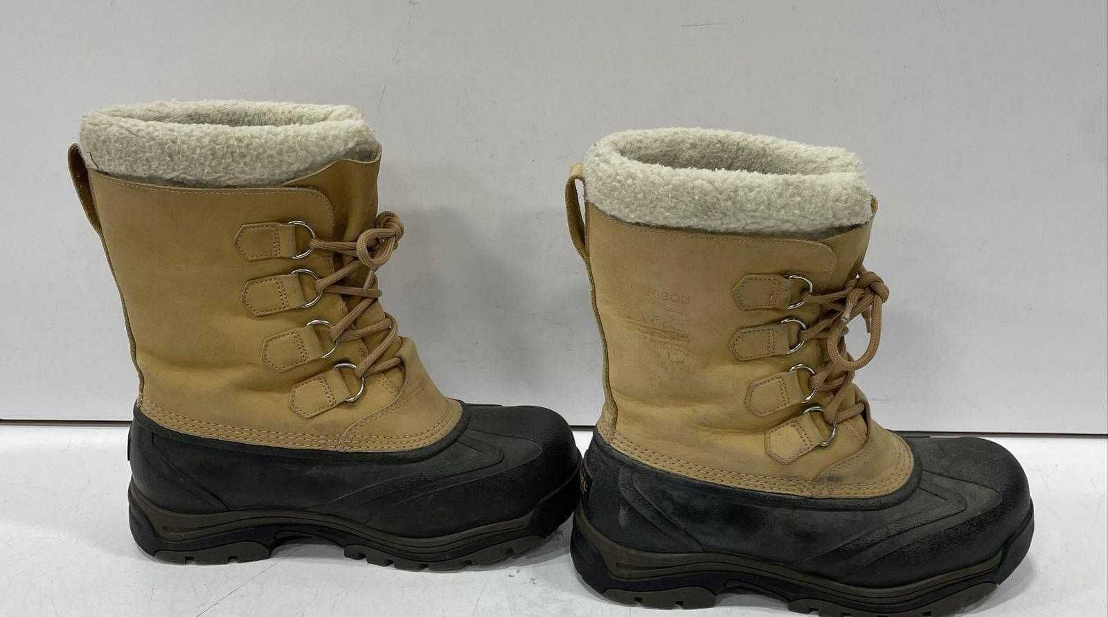 Sorel Snow Boot — Зимові шкіряні черевики, 26.5 см, коричневі