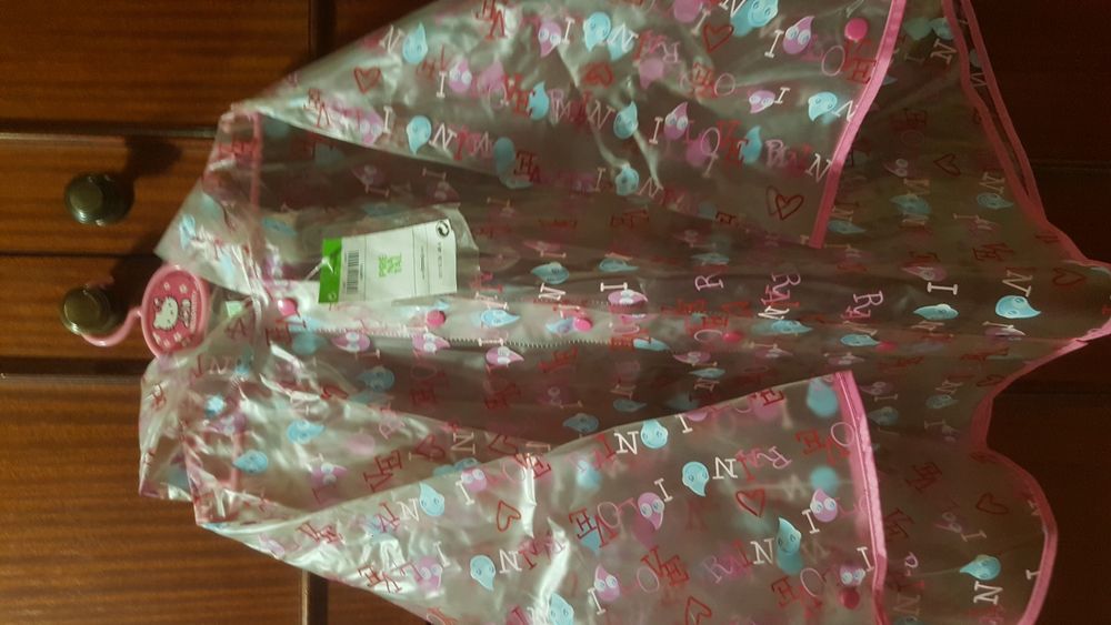 Capa chuva nova Prenatal 4-5 anos