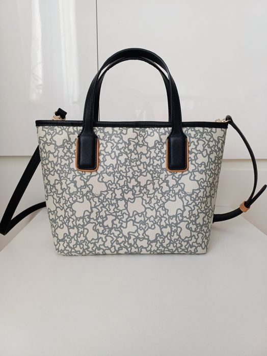 TOUS KAOS MINI torebka średniej wielkości kremowa crossbody do ręki