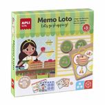Drewniana gra Memo Lotto Zakupy Apli Kids