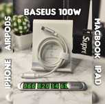 Кабель Baseus USB Type C 100W для зарядки Apple MacBook iPad iPhone