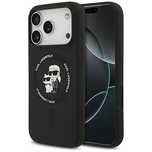 Etui Karl Lagerfeld Silicone Karl&Choupette Ring MagSafe do iPhone 17