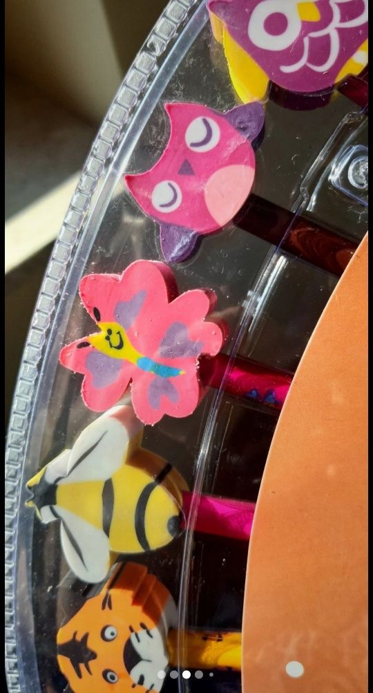 Nowe! 20 szt. ołówki z gumkami Sinsay do szkoły prezent Crayons&Rubber