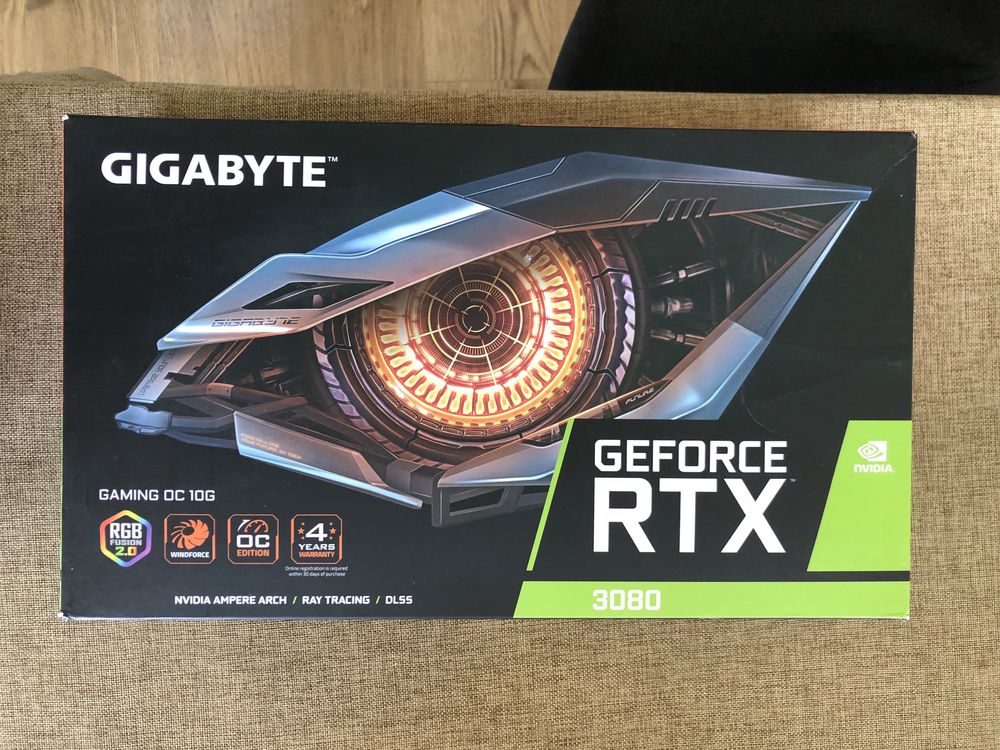 Placas RTX 3080 variadas